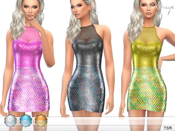 Vestidos de Sereia The Sims 4