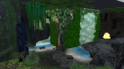 The Sims 4 Casas caverna