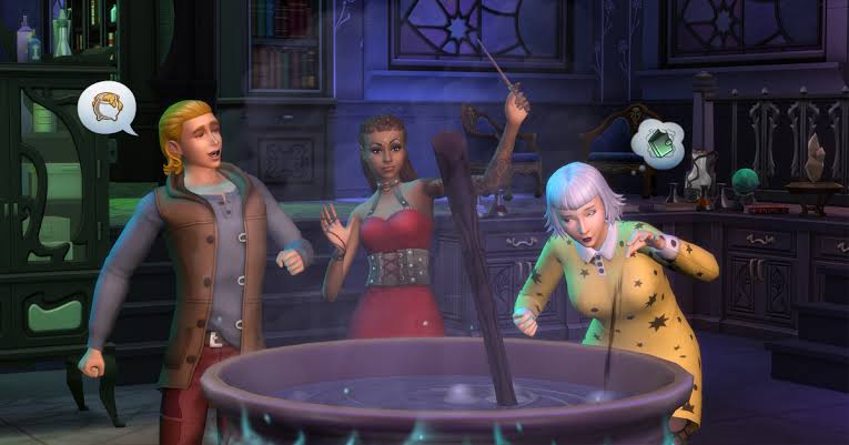 Novos desafios de The Sims 4: Desafio das Bruxas