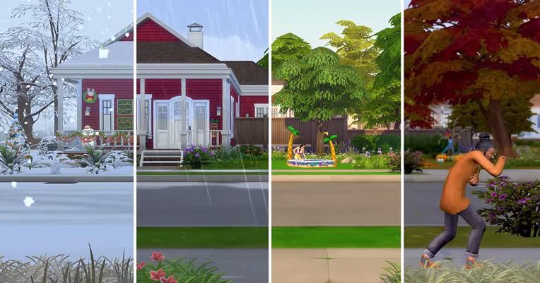 Novos desafios de The Sims 4: Desafio das Casas das Estações