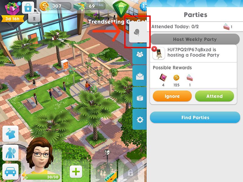 Como fazer festa no The Sims Mobile