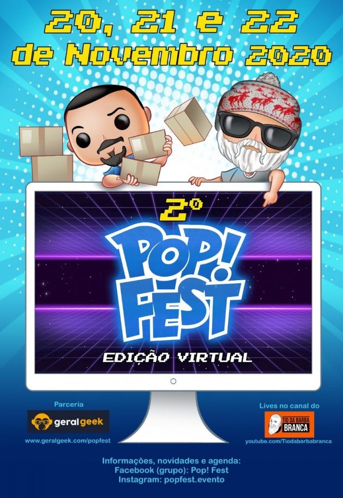 2º Pop Fest: Encontro virtual de colecionadores