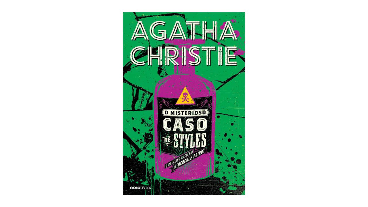 Lista com Livros de Agatha Christie (imagem do livro O Misterioso Caso de Styles).