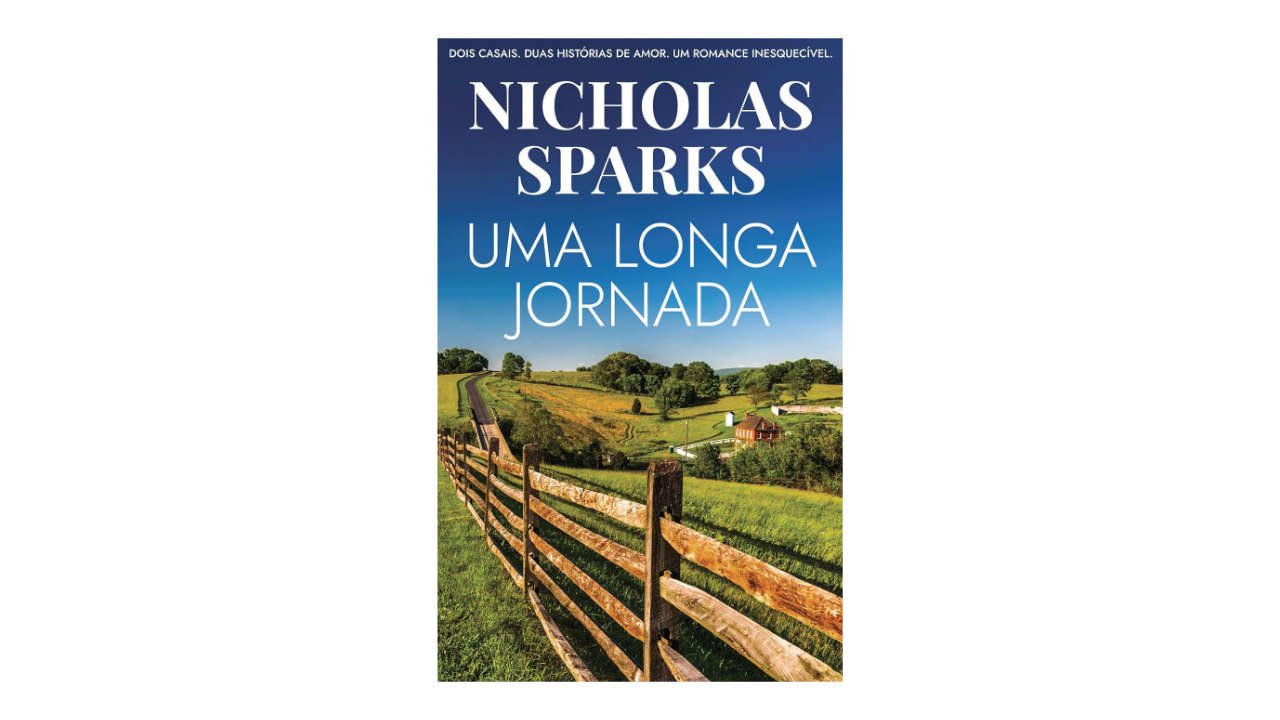Lista com Livros de Nicholas Sparks (imagem do livro Uma Longa Jornada).