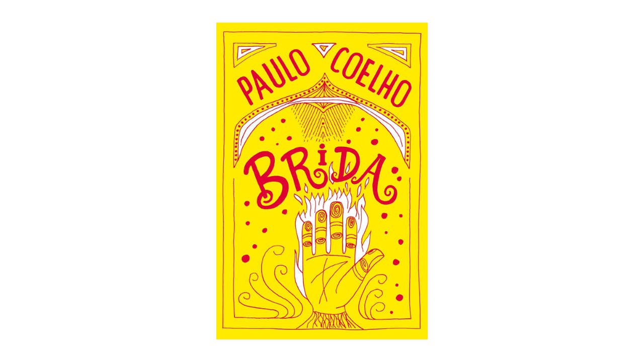Lista com livros de Paulo Coelho (imagem do livro Brida).