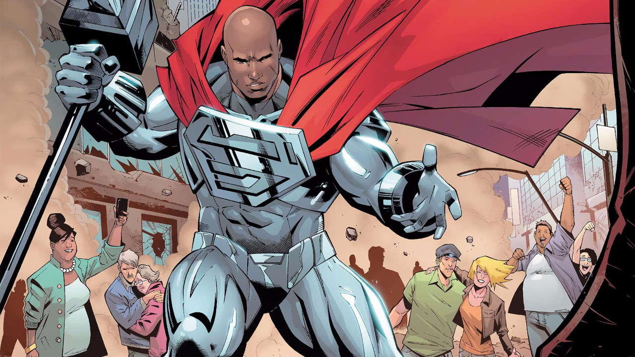 Lista com Heróis da DC (imagem do Aço).